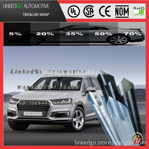 High Heat-resistant light green car window tint 60%vlt green auto window tint film with anti-scratch sized 1.52*30m or 1.52*12m